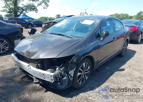 2013 Honda Civic Ex из США, поврежденный, VIN 19XFB2F88DE210355